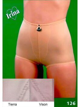Faja Braga Media Dura Tres Costuras Traseras 126 Vison 100