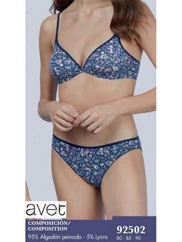 CONJUNTO SUJETADOR MUJER ESTAMPADO F.LIBERTY