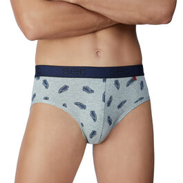 Slip hombre estampado bambas