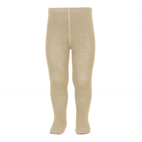 Leotardos Básicos Punto Liso Camel 00