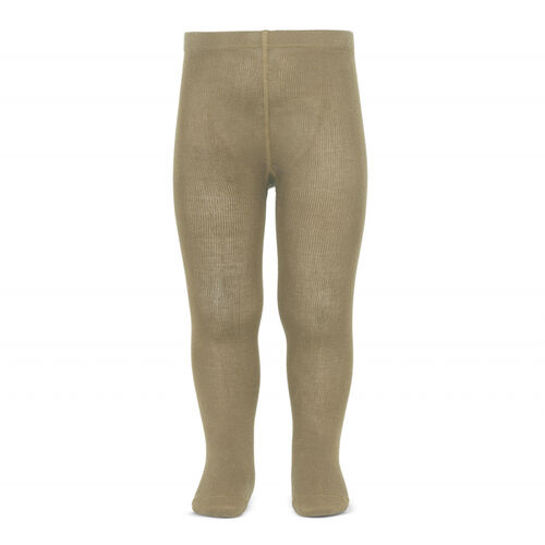 Leotardos Básicos Punto Liso Camel 00