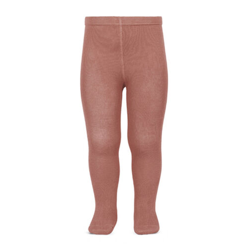 Leotardos Básicos Punto Liso Rosa Palo 0