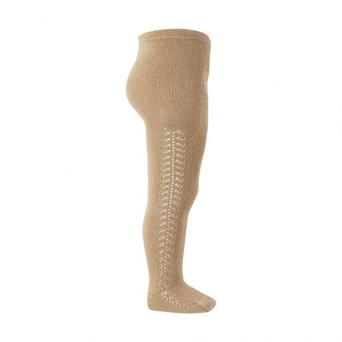 Leotardos Cálidos Calado Lateral Rosa 000