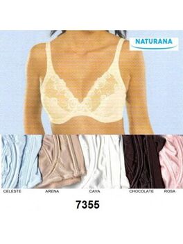 Sujetador con aro copa b bordado