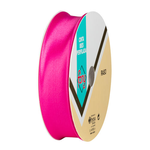Cinta Bies Raso Fucsia