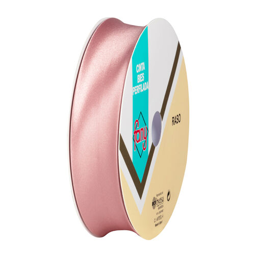 Cinta Bies Raso Rosa Palo