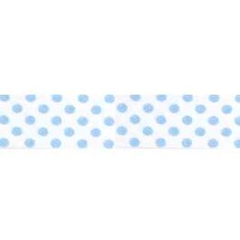 Cinta Bies Blanco Celeste