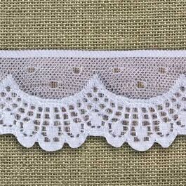 Puntilla Nylon Blanca