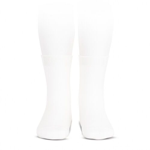 Calcetines Algodón Elástico Blanco 8
