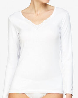 Camiseta Mujer M/Larga Aplicación 0 M