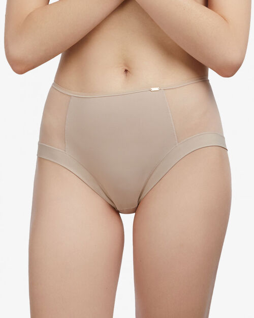 Mini High Mujer Microfibra-Tul Gold 99 M