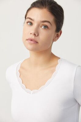 Camiseta Manga Larga Blanco Xl